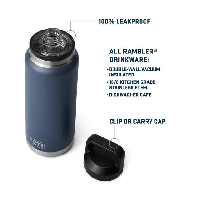 Yeti Rambler 36oz (1065ml) Bottle with Chug Cap - Moon Dust