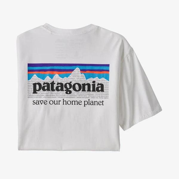 Patagonia Men's P-6 Mission Organic T-Shirt - White