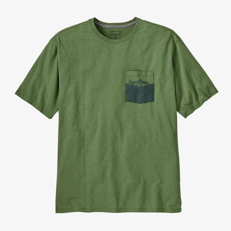 Patagonia Men's Wild Waterline Pocket Responsibili-Tee® - Terrain Green