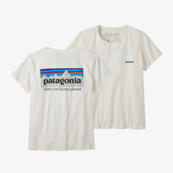 Patagonia Women's P-6 Mission Organic T-Shirt - Birch White