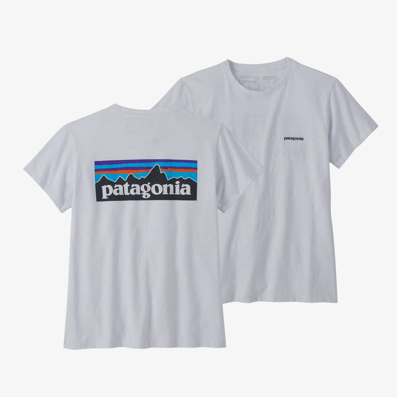 Patagonia Women's P-6 Logo Responsibili-Tee® - White