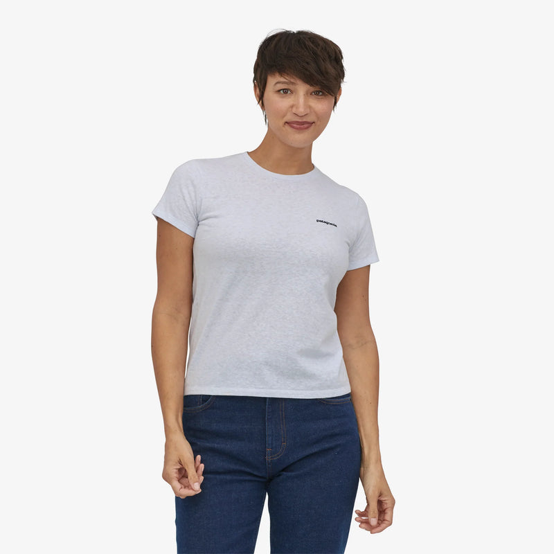 Patagonia Women's P-6 Logo Responsibili-Tee® - White