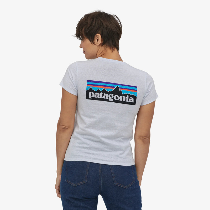 Patagonia Women's P-6 Logo Responsibili-Tee® - White