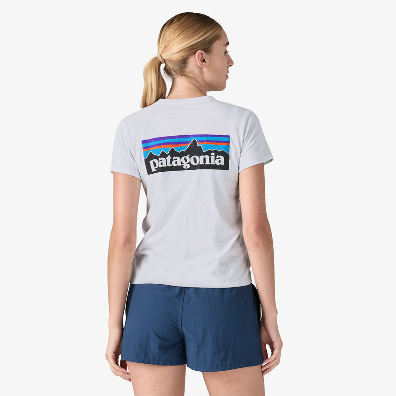 Patagonia Women's P-6 Logo Responsibili-Tee® - White