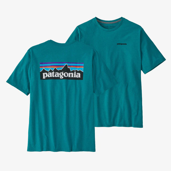 Patagonia Men's P-6 Logo Responsibili-Tee - Belay Blue