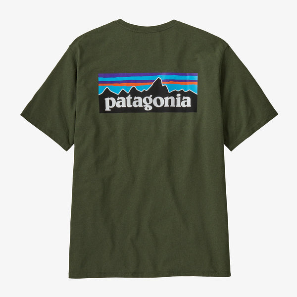 Patagonia Men's P-6 Logo Responsibili-Tee - Torrey Pine Green