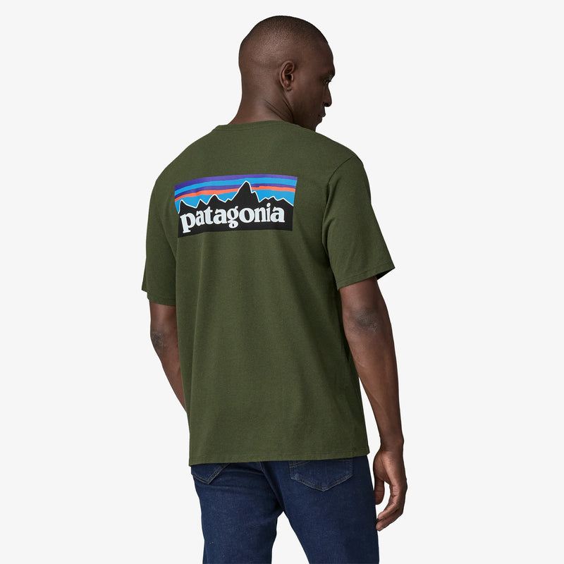 Patagonia Men's P-6 Logo Responsibili-Tee - Torrey Pine Green