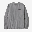 Patagoinia Men's Long-Sleeved P-6 Logo Responsibili-Tee® - Gravel Heather