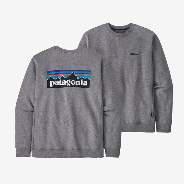 Patagonia P-6 Logo Uprisal Crew Sweatshirt - Gravel Heather