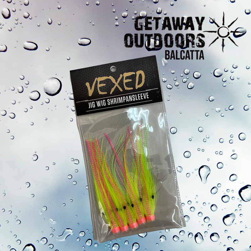 Vexed Jig Wig Shrimpansleeve (5mm | 10cm) - Variety of Colours Available