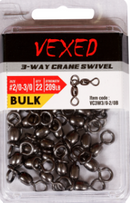 Vexed 3 Way Crane Swivel (Bulk Pack) - Variety of Sizes Available