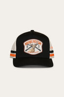 Ringers Western Big Buck Deep Fit Trucker Cap/Hat - Black