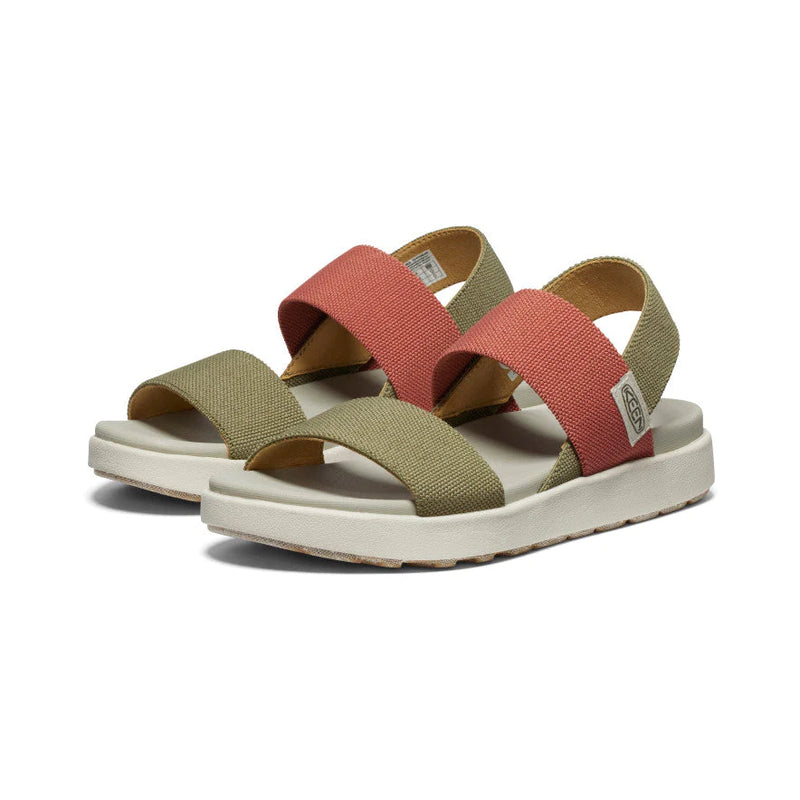 Keen Women's Elle Backstrap Sandal - Martini Olive Baked Clay