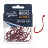 Jarvis Walker Chemically Sharpened Suicide Hooks - Size 4/0 (25 Pack)