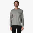 Patagonia Men’s Long-Sleeved Capilene® Cool Daily Shirt with Strataspire Logo - Feather Grey