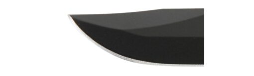 Ka-Bar 1256 Short Fighting Knife 5-1/4″ Plain Blade, Kraton G Handle, Leather Sheath (KB1256)