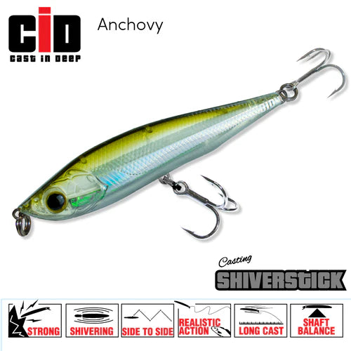 CID Shiverstick Lure 110mm (Assorted Colours)