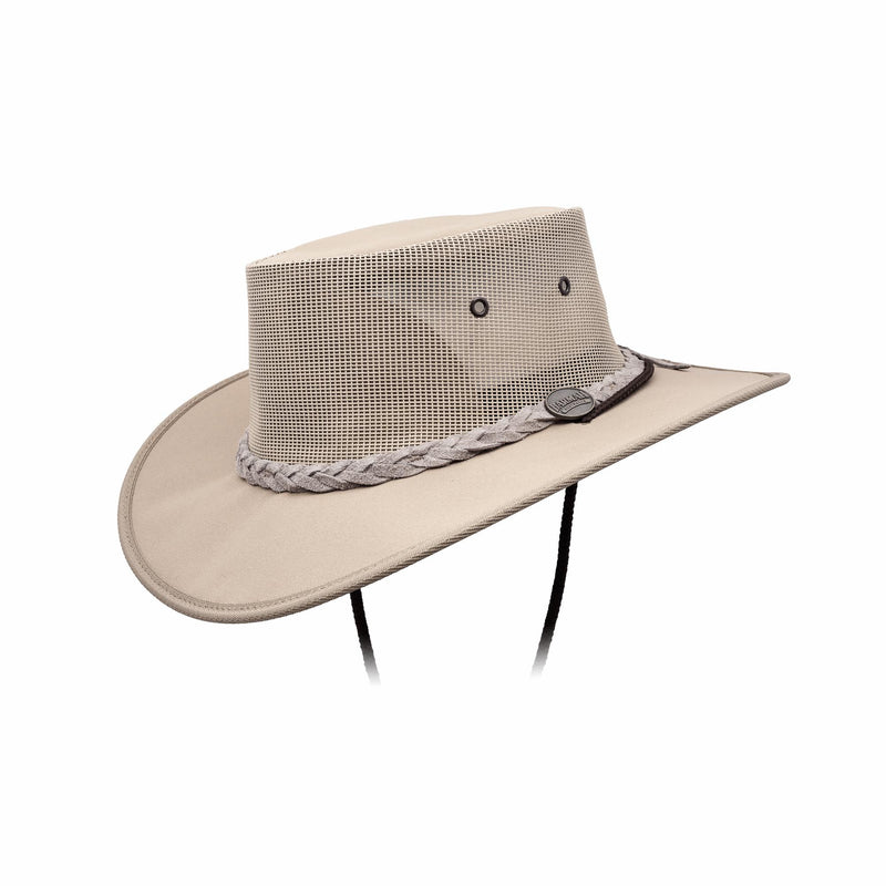 Barmah Hats Canvas Drover - Beige 1057BE (Medium)