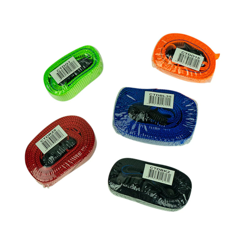 Monkey Grip Cam Buckle Tie Down Assortment Pack 25mm Webbing (1.5m) - Orange