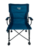 BlackWolf 4 Fold High Back Camping Chair - Gibraltar Sea Blue