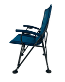 BlackWolf 4 Fold High Back Camping Chair - Gibraltar Sea Blue