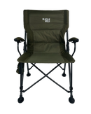 BlackWolf 4 Fold High Back Camping Chair - Moss