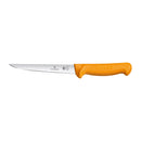 Victorinox Swibo 16cm Straight Wide Blade Boning Knife - Yellow/Orange