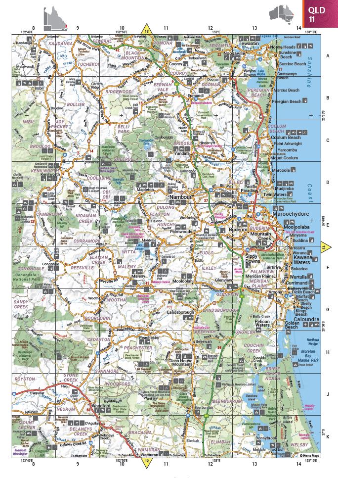 Hema Maps Australia Road & 4WD Touring Atlas