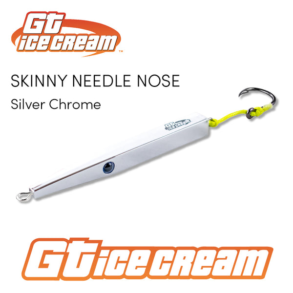GT Skinny Needle Nose Ice Cream 3oz Chrome