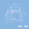 Coleman Pro 24 Can Soft Cooler - Sky Blue