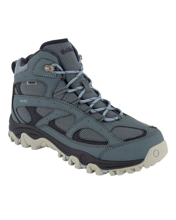 Hi-Tec Women's Lima Sports II Mid Waterproof Hiking Boots - Light Blue (Size 8)