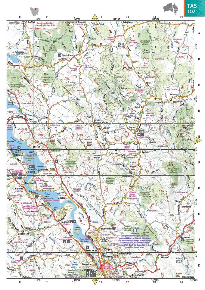 Hema Maps Australia Road & 4WD Touring Atlas