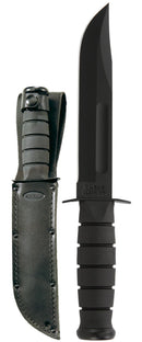 Ka-Bar Fighting/Utility Straight Edge Knife - Black