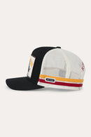 Ringers Western Live Rodeo Deep Fit Trucker Cap - Black/Off White