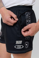 Ringers Western Unisex Dust Devil Footy Shorts - Black