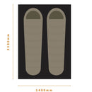 Darche Dirty Dee 1400 Swag with Composite Swag Poles