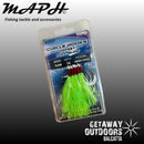 Maph Circle Hooks Offset Full Glow - Green (Various Sizes)