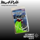 Maph Circle Hooks Offset Full Glow - Green (Various Sizes)