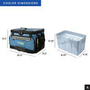 Arctic Zone Titan 48 Can Zipperless Hardbody Cooler - Marine Blue
