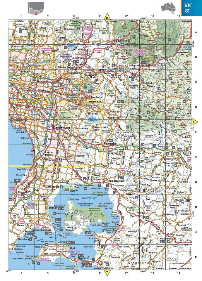 Hema Maps Australia Road & 4WD Touring Atlas
