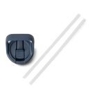 Yonder 750ml Water Bottle with Colour-Matched Straw Cap - Variety of Colours Available