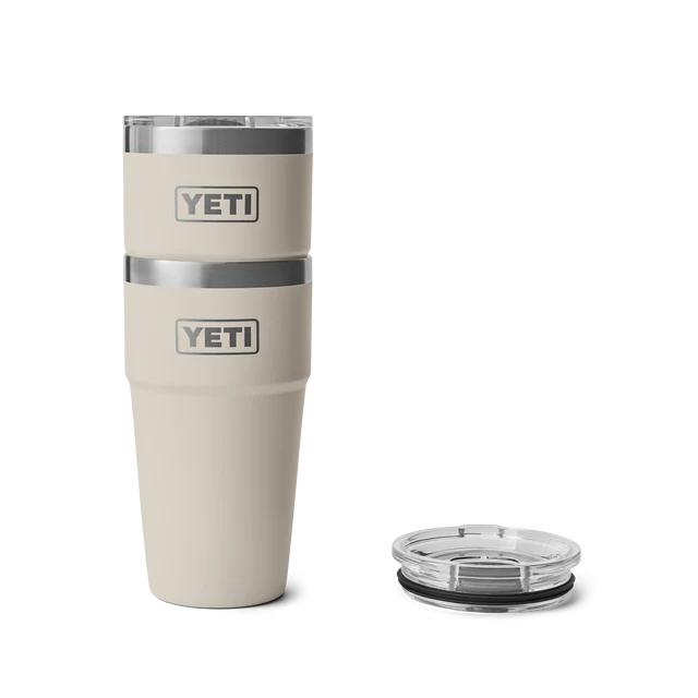 Yeti Rambler 20oz (591ml) Stackable Cup with Magslider Lid - Cape Taupe