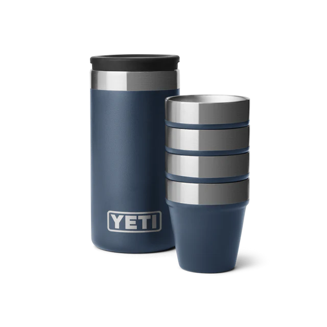 Yeti 1.7oz Shot Glasses with Carry Case - Variety of Colours Available