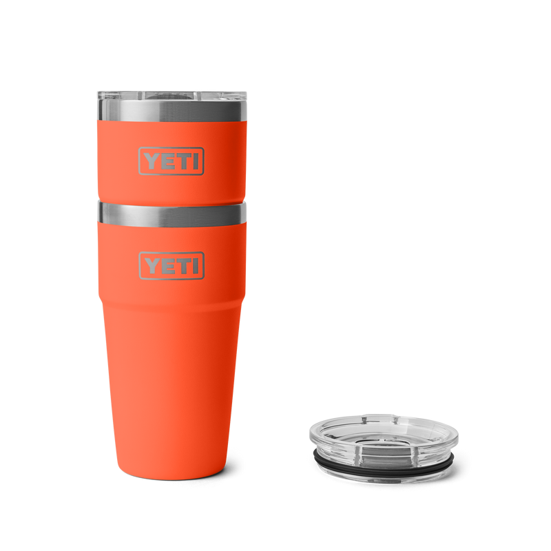 Yeti Rambler 20oz (591ml) Stackable Cup with Magslider Lid - Papaya