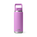 Yeti Rambler 26oz (796ml) Straw Bottlw with Colour-Matched Straw Cap Lid - Desert Bloom