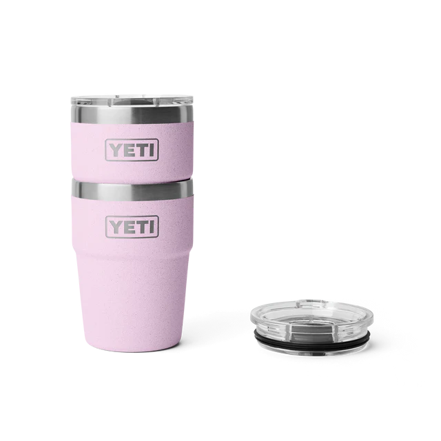 Yeti Rambler 16oz (473ml) Stackable Cup with MagSlider Lid - Cherry Blossom