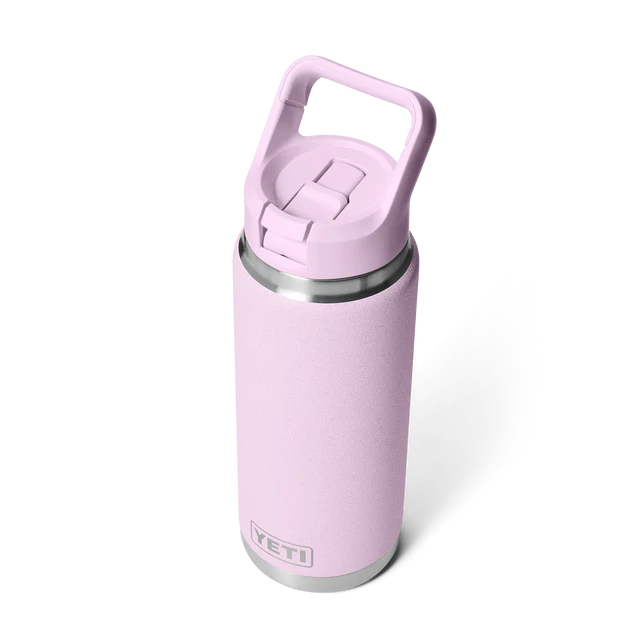 Yeti Rambler 26oz (769ml) Straw Bottle with Colour-Matched Straw Lid - Cherry Blossom