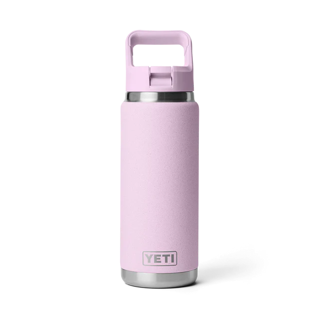 Yeti Rambler 26oz (769ml) Straw Bottle with Colour-Matched Straw Lid - Cherry Blossom