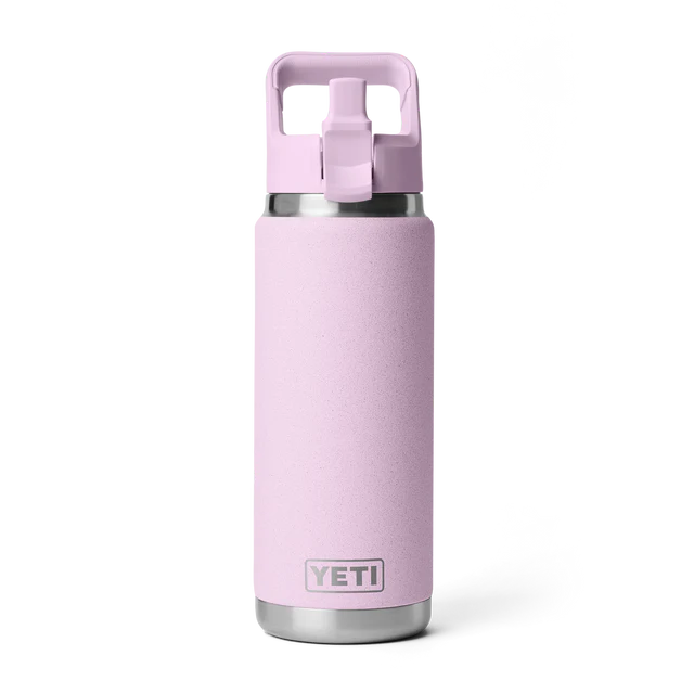 Yeti Rambler 26oz (769ml) Straw Bottle with Colour-Matched Straw Lid - Cherry Blossom