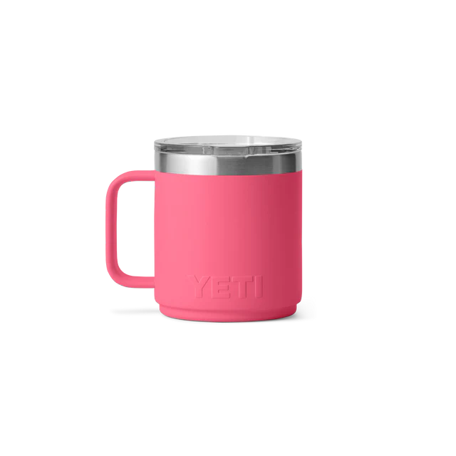 Yeti Rambler 10oz (296ml) Stackable Mug with Duraslip Ceramic Lining - Tropical Pink